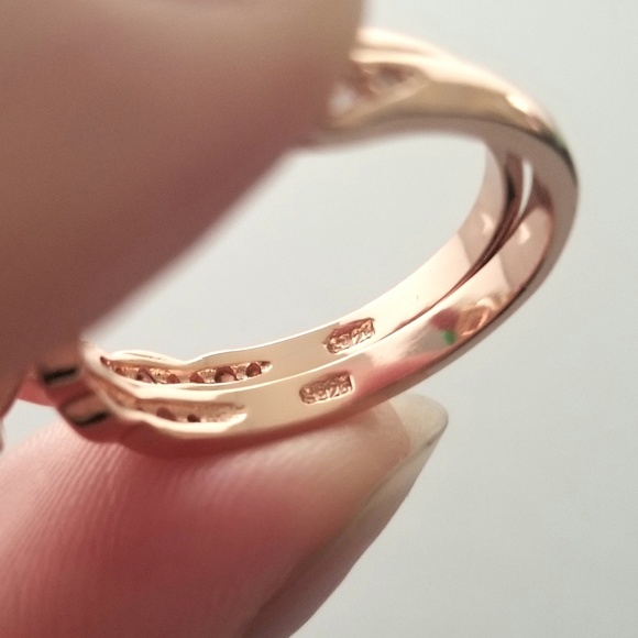 HOST PICK!!! 💗 Antique Style Rose Gold Ring Set - Picture 5 of 7